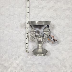Halloween fall seasonal spooky bat candle holder